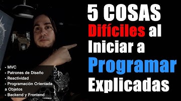5 Cosas que son DIFÍCILES de Entender cuando se Comienza a Programar (Explicadas)