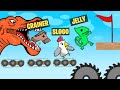 Finish Before The DINOSAUR GETS YOU! (Ultimate Chicken Horse)