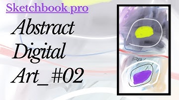 Abstract Painting in Sketchbook Pro | Mobile Art | Digital Painting | Timelapse