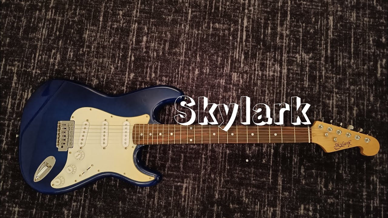 Review skylark electric guitar - YouTube