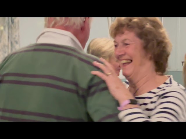 Ceilidh Dance, smiling 
