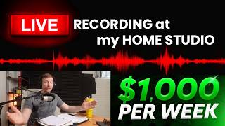 VOICE Acting From Home: The Complete Beginner Setup (Day in the life + Live Example)