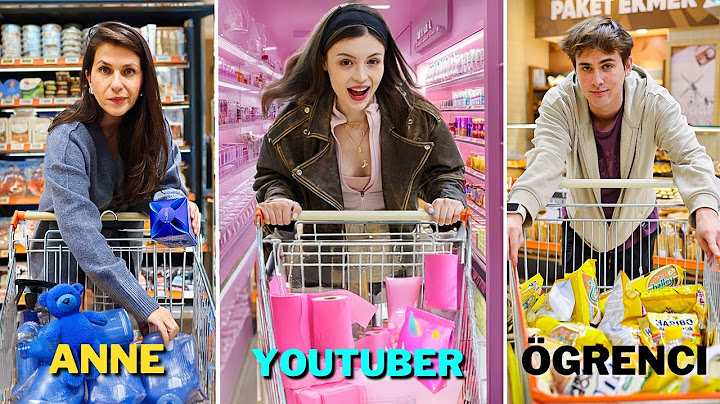 SUPERMARKET OYUNLARI! (ANNE - YOUTUBER - ÖĞRENCİ)