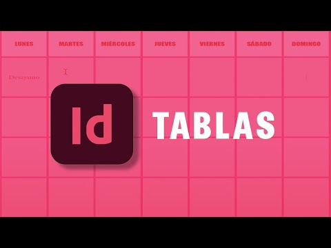 Crear tablas en Indesign | Curso GRATIS Indesign