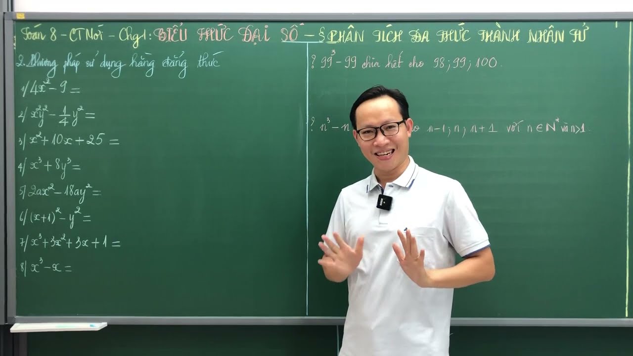 LẤY GỐC TOÁN 8 - PHÂN TÍCH ĐA THỨC THÀNH NHÂN TỬ DÙNG HẰNG ĐẲNG THỨC - THẦY KENKA