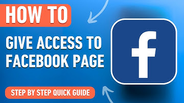 How to give Access to a Facebook Page [2024] Easy Tutorial
