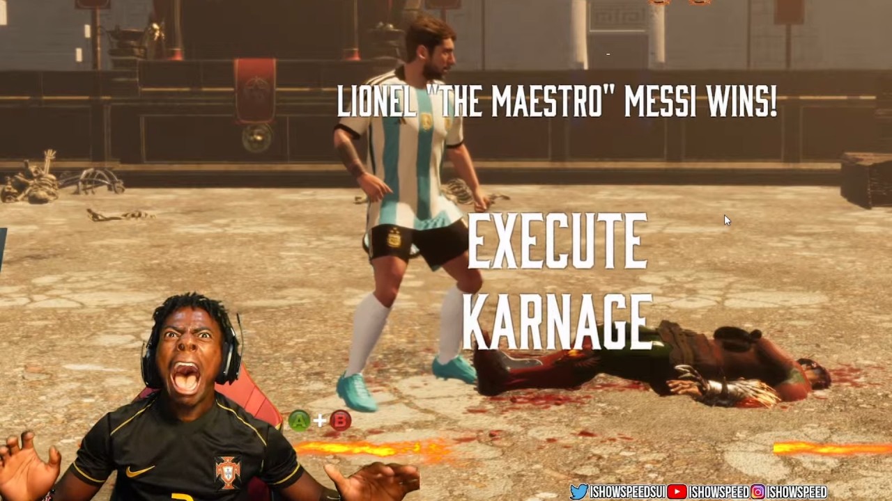 iShowSpeed Fights Messi 💀😭 (CRASHES OUT)