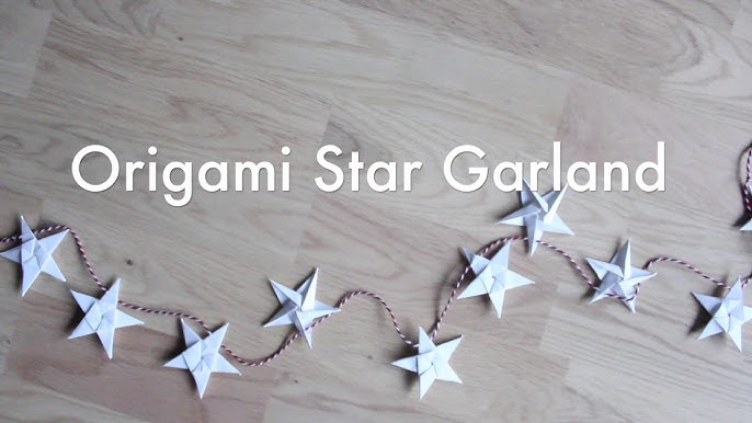 DIY: Sparkly Star Garland – Bunnies and Buttons