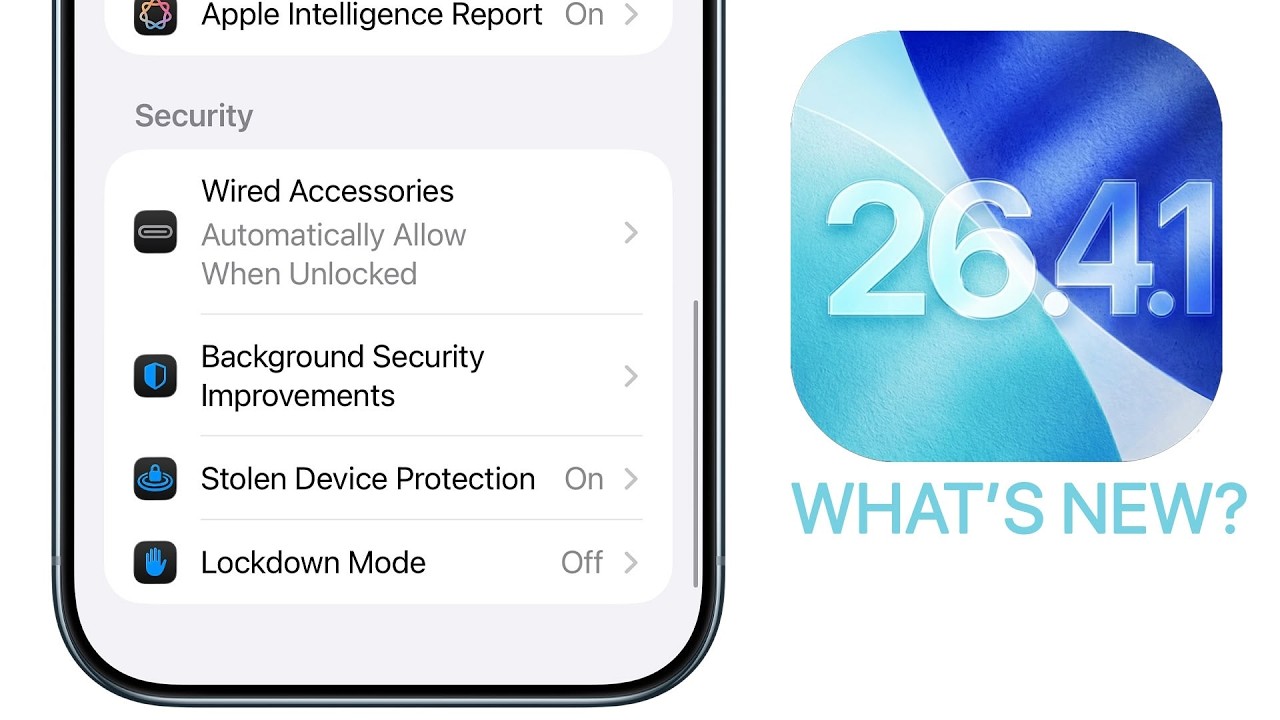 iOS 26.4.1 Released - What's New?