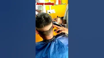 Indian army haircut _army haircutting #shorts