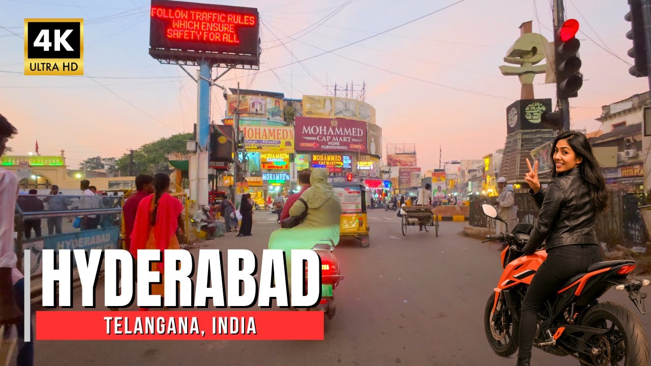 【India Drive 4K】Hyderabad | Telangana | 2024 | Exploring the City of Pearls