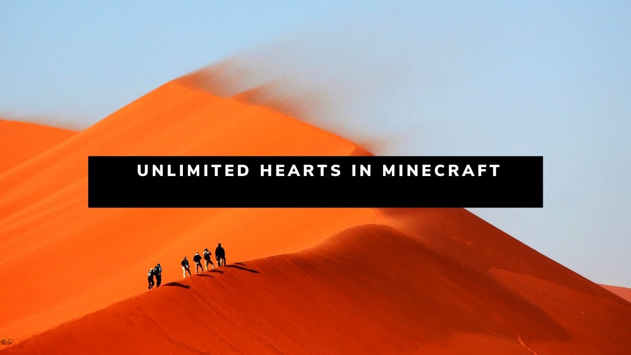 How to get unlimited hearts in minecraft!!! (Bedrock Edition No Mods