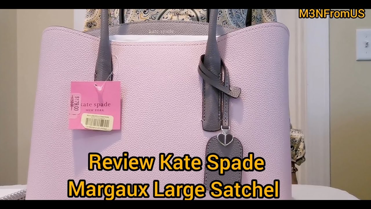 Review Kate Spade Margaux Large Satchel - YouTube