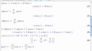 Transient and steady state solutions