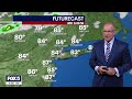 Clouds give way to sun with mid-to-upper 80s warmth through Wednesday