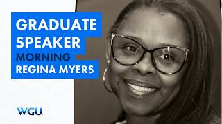 Graduate Speaker Regina Myers, Leavitt School of Health - WGU 2026 New York Commencement