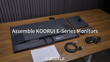 How to install KOORUI E2412F, E2212F and E2711F? #koorui #monitor