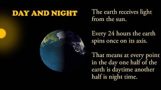 HOW DAY AND NIGHT OCCURS