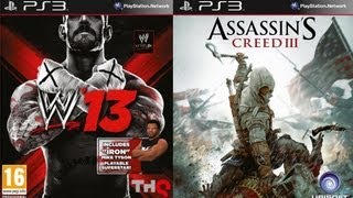 PreOrder for October 30th
Assassins Creed III is an upcoming historical action-adventure open world stealth video game being developed by Ubisoft Montreal and published by Ubisoft for PlayStation 3, Xbox 360, Wii U, and Microsoft Windows. It will be the fifth major installment and the third numbered title in the Assassins Creed series. The game is set for worldwide release for PlayStation 3 and Xbox 360, beginning in North America on October 30, 2012, with a Microsoft Windows version following on November 20, 2012. With the release date of the Wii U confirmed, Assassins Creed III will be released simultaneously with the console, beginning on November 18, 2012 in North America, and November 30, 2012 in Europe. Ubisoft has said that the game will be bigger than any of its previous installments.
WWE 13 is an upcoming professional wrestling video game being developed by Yukes and published by THQ for the PlayStation 3, Wii and Xbox 360. It will be the second game in the WWE series and the fifteenth overall in the combined series. It is the sequel to WWE 12, and will be released on October 30, 2012 in North America and November 2, 2012 in United Kingdom.
The game focuses on the Attitude Era of WWE, replacing its Road to WrestleMania Mode with an Attitude Era Mode where the player plays through the Attitude Era. The game gives such characters as Stone Cold Steve Austin and elements as the Monday Night Wars a more important role in the game than in previous games of the series. PreOrder for October 30th
