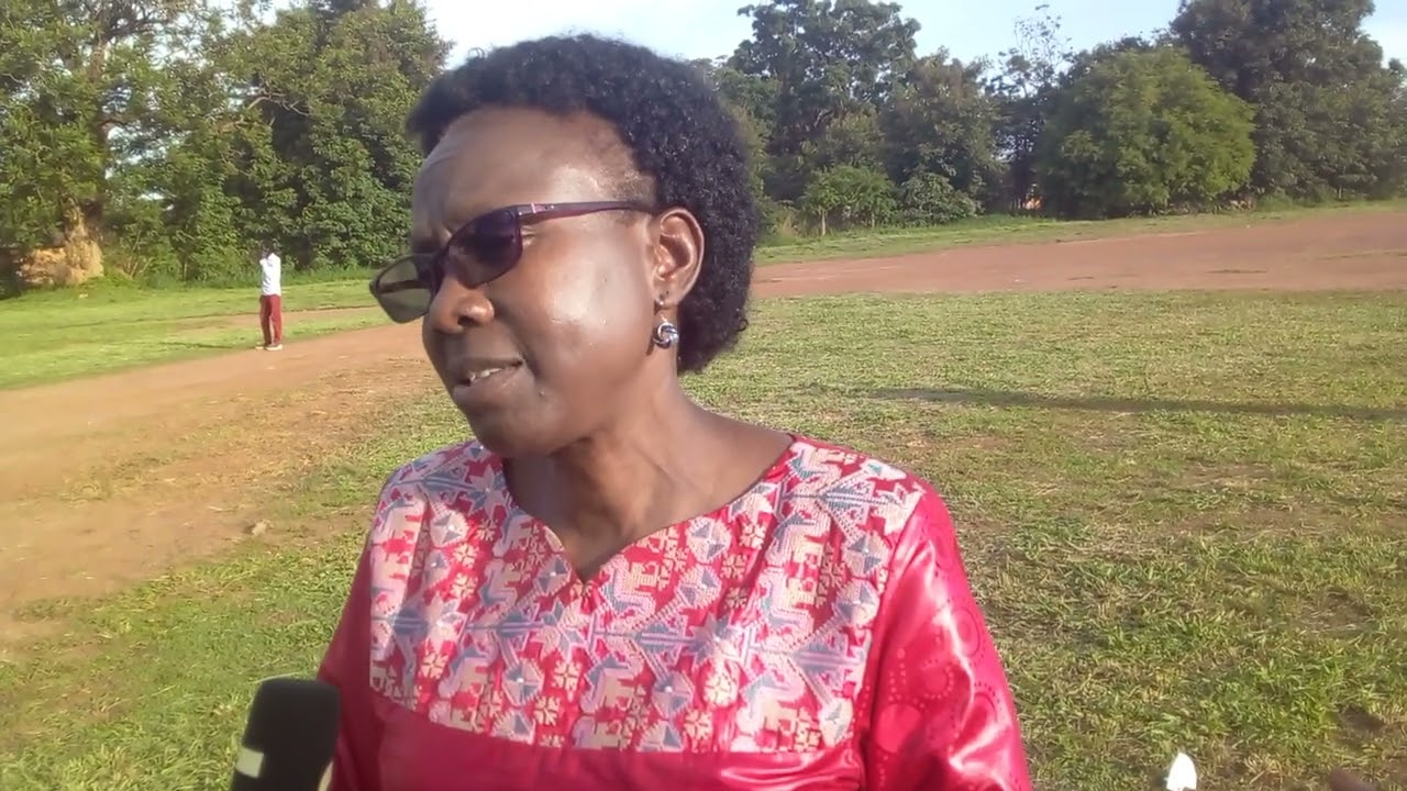 Hon.Health Minister Dr.Jane Ruth Aceng Ocero on media about contruction of new laboratory at LRRH.