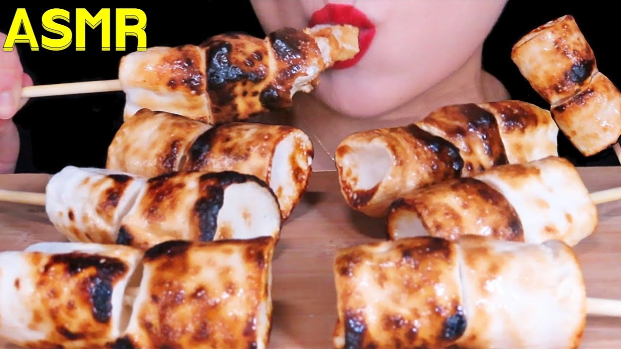 ASMR ROASTED MARSHMALLOW EATING SOUNDS 구운 마시멜로우 먹방 MUKBANG