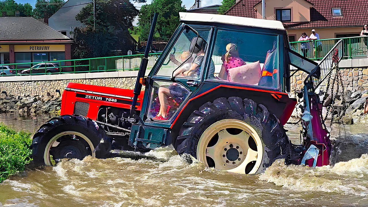 Плюх и Удар 🌊 – Весёлое Летнее Тракторное Шоу в Битовчице