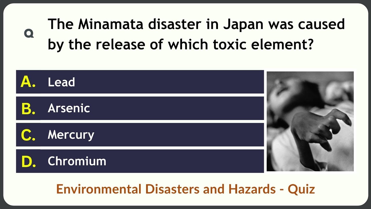 Environmental Disasters and Hazards - Quiz | 15 MCQs | Environmental Science Quiz | EVS Test
