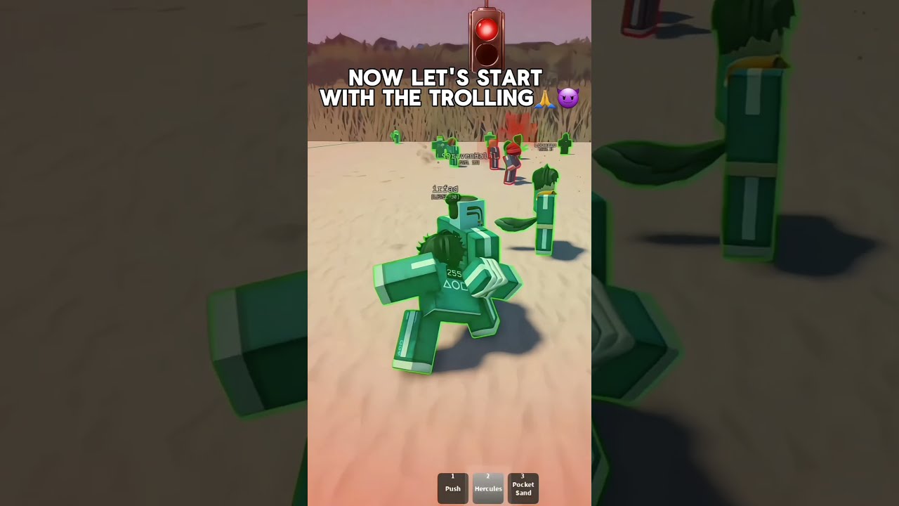TROLLING WITH HERCULES ABILITY Roblox Inkgame