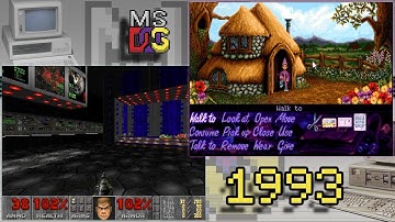50 MS-DOS games released in 1993