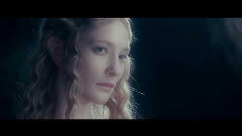 Frodo offers the One Ring to Lady Galadriel -The Fellowship of the Ring