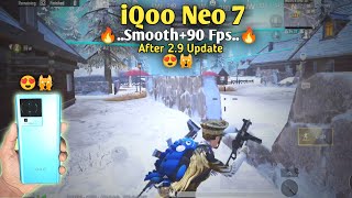 Finnally 2.9 Update Test On iQoo Neo 7🔥iQoo Neo 7 BGMI Glitch Problem☃️Redmi K50i PUBG TEST 2023