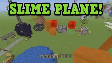 Minecraft Xbox 360 / PS3 PLANE / Missile Tutorial (Slime Block Flying Machine)