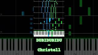 Dubidubidu | Christell (chipichipi chapachapa) PIANO 1/4 #shortsvideo #piano #tiktok