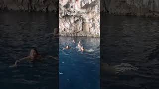 Swimming in Secret Coves of Montenegro 🌊 Hidden Paradise in Budva! #Shorts #montenegro