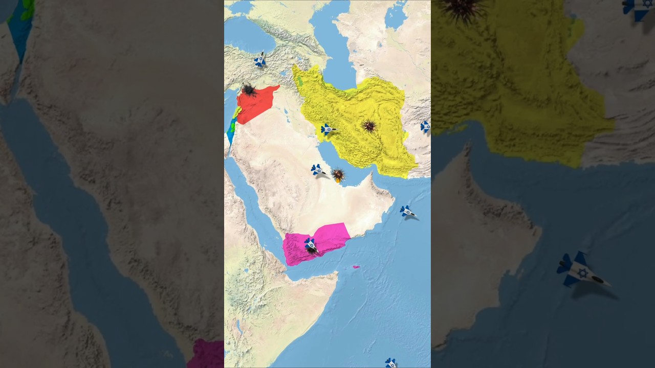 Israel Attack These Countries in 2025 