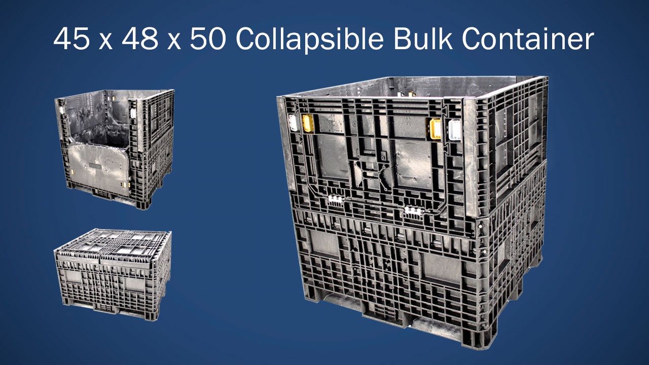 Ropak Collapsible Bulk Container 45 x 48 x 50 YouTube