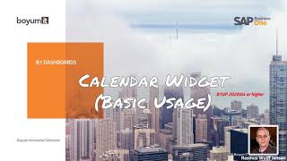 B1 Dashboard - Calendar Widget (Basic Usage) screenshot 2