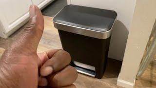 SimpleHuman 12 Gallon Trash Can Review