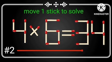 move 2 stick to solve the equation. mr Indian hacker. crezy xyz. manoj day.#matchstick puzzle #game