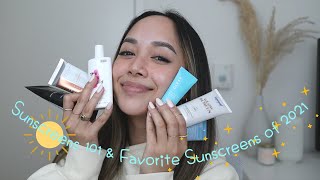 SUNSCREEN BASICS | Current Favorite Sunscreens 2021