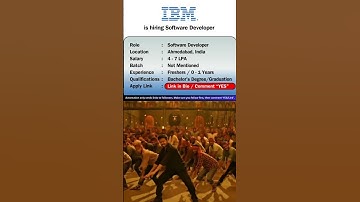 IBM Software Developer Hiring | Freshers Apply | Ahmedabad