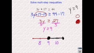 CCSS 7.EE.3 - video 2 - Solve Multi-Step Inequalities