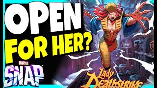 SHOULD YOU OPEN spotlights for Lady Deathstrike and her BEST Decks in Marvel Snap!