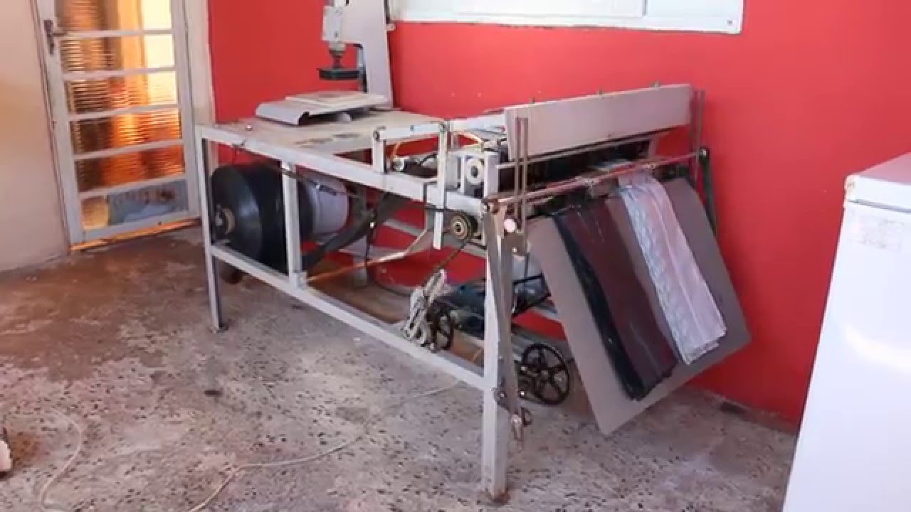Máquina de fazer Sacos de Lixo e Sacolas (BLOCADORA) YouTube