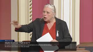 20251203 CH 094013 the National Assembly of Québec - Adoption du principe PL 3