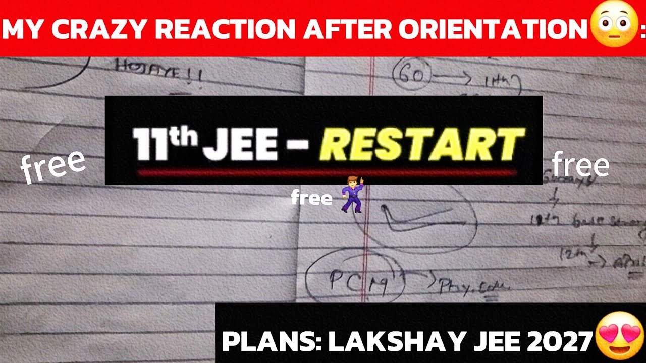 MY REACTION AFTER ORIENTATION😳| PW Restart Worth It or Not? 🤔🔥 | JEE 2027 | SERIOUS ASPIRANTS ONLY |