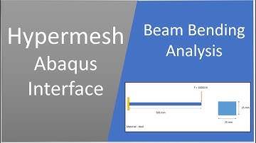 hypermesh abaqus beam analysis 1/3
