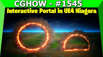 Interactive Portal Creation in UE4 Niagara: A Sneak Preview