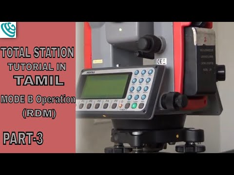 Easy Way to Learn - TOTAL STATION | MODE B Operation | Remote Distance Measurement (RDM) PART-3
