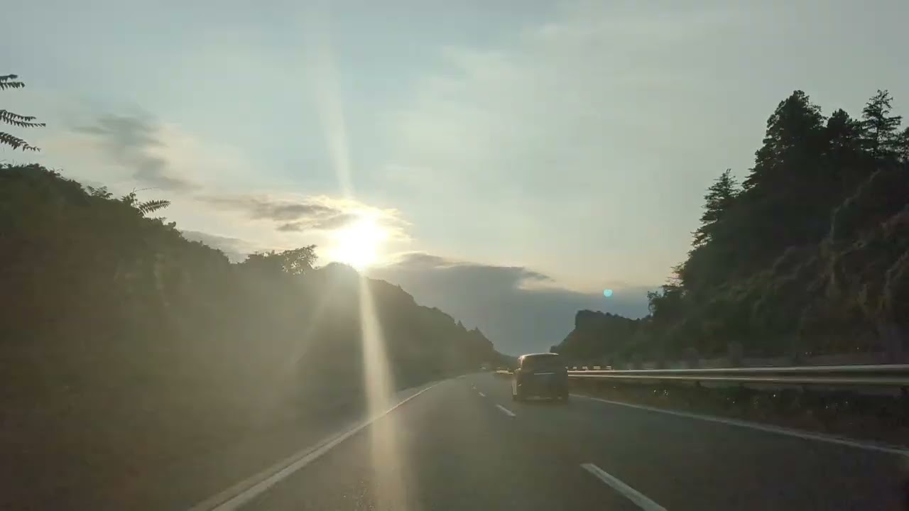 Car drive camera Japan Expressway 高速道路 水戸インター→壬生パーキング 
